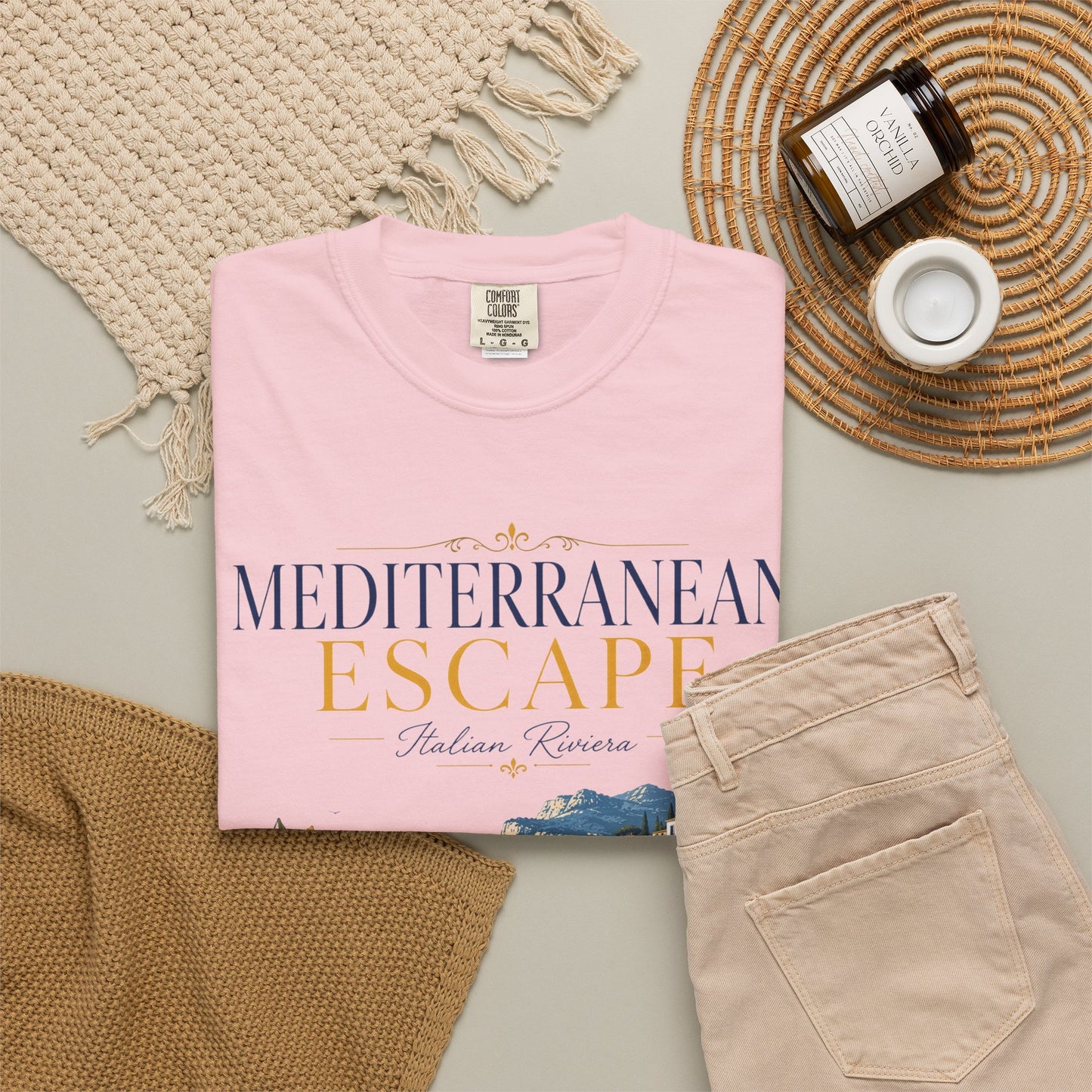 Mediterranean Escape – Italian Riviera | Premium Summer Tee