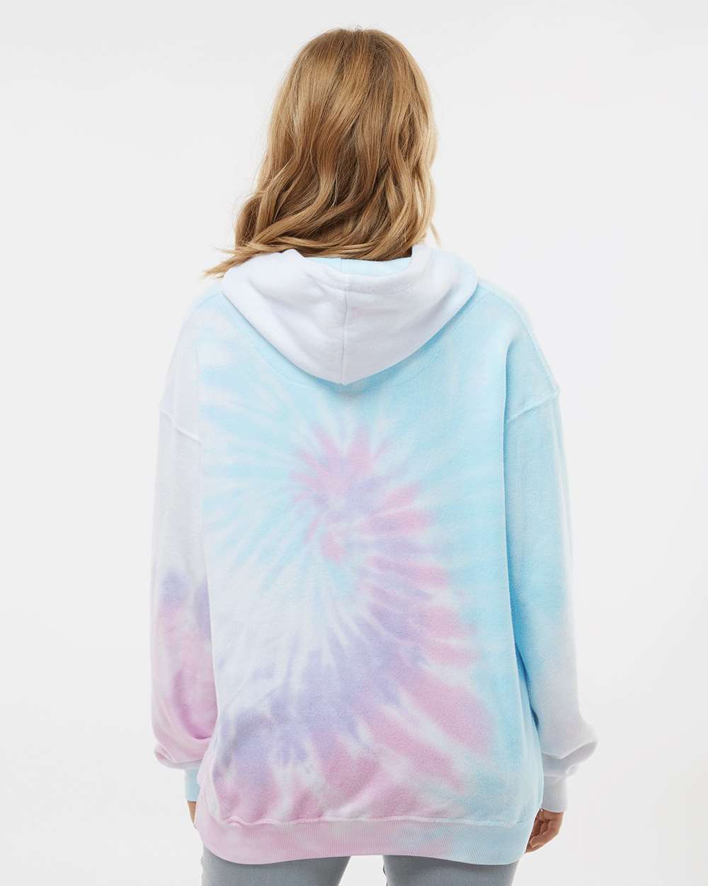 Unisex Tie-Dyed Cloud Fleece Hooded Sweatshirt