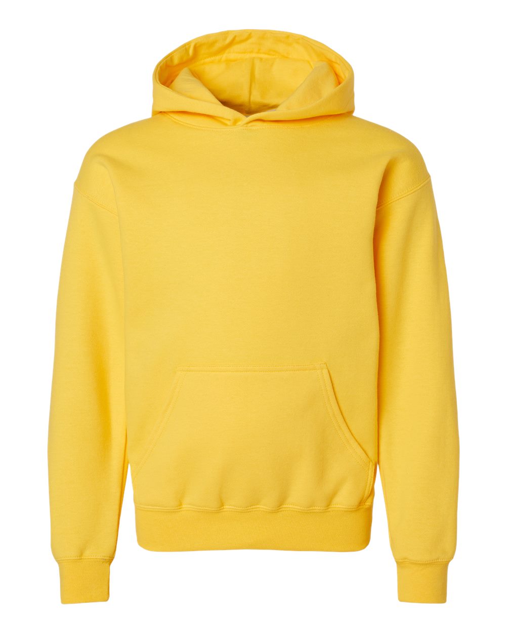 Gildan Youth Softstyle Midweight Fleece Hooded Sweatshirt, DAISY, L
