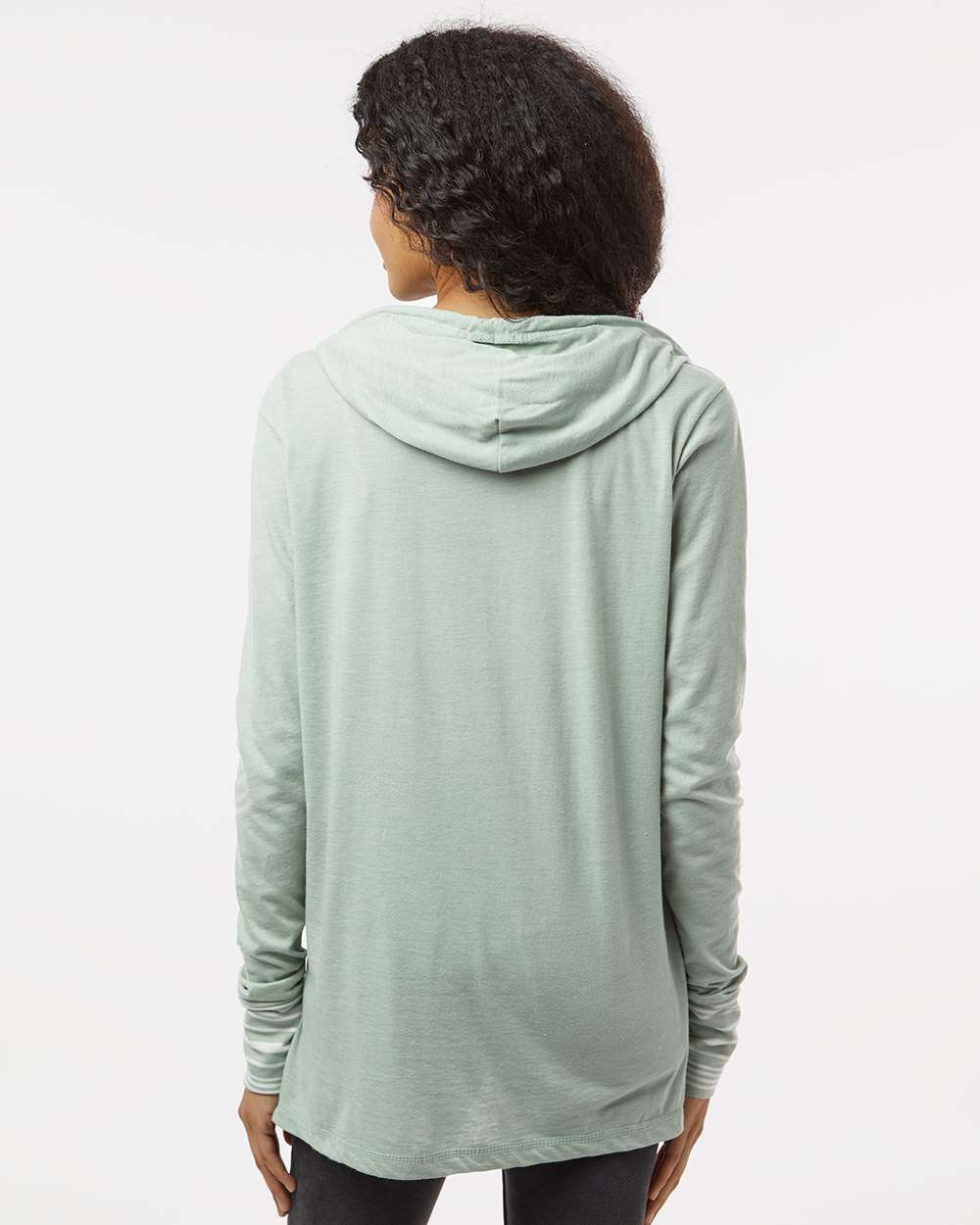 Women's Heathered Jersey Hooded Tunic