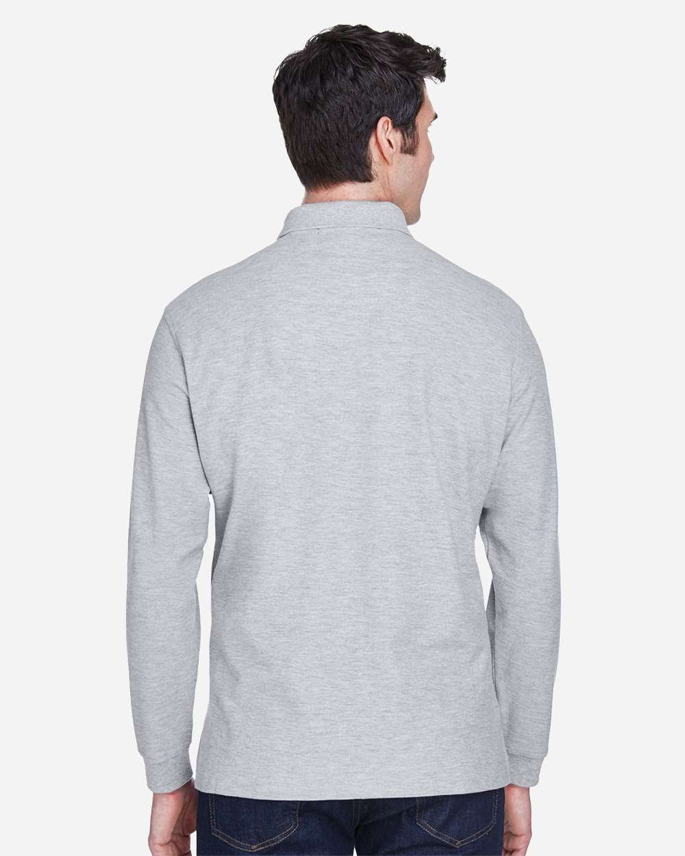 Men's Pima Piqué Long Sleeve Polo