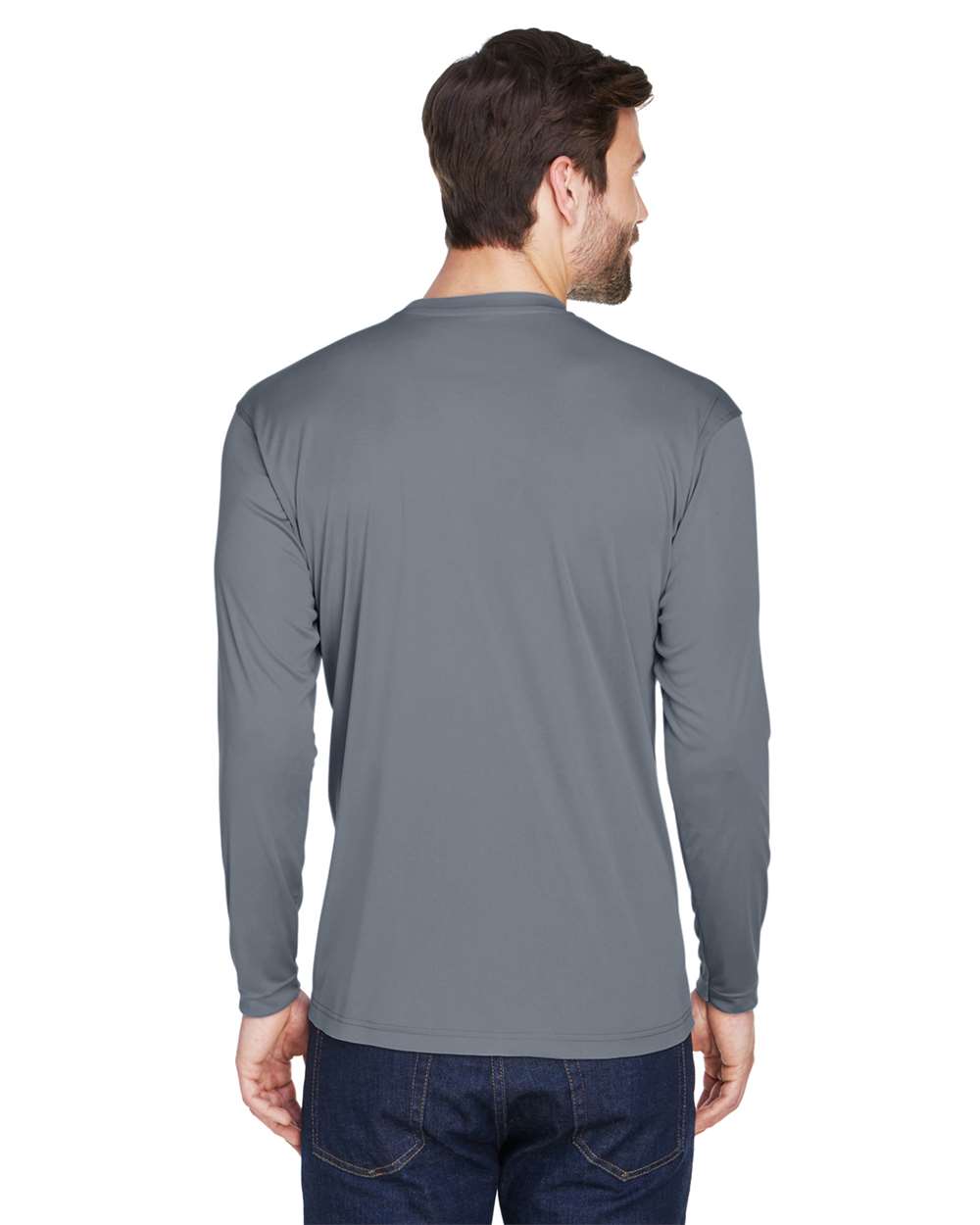 Men's Cool & Dry Sport Long Sleeve Performance Interlock T-Shirt