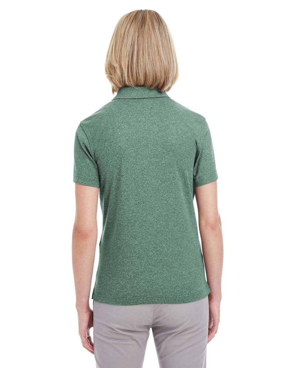 Women's Heathered Pique Polo