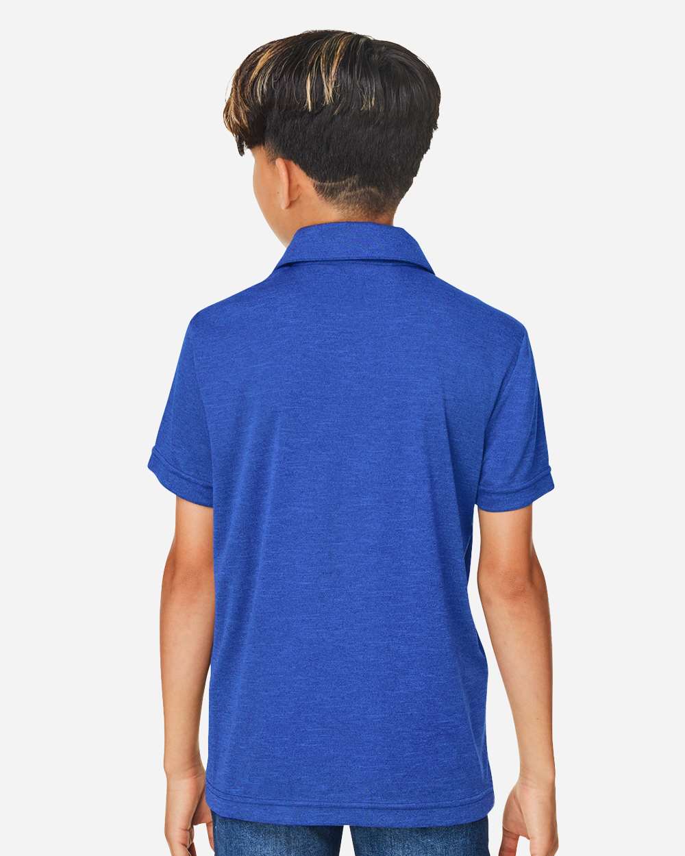 Youth Zone Sonic Heather Performance Polo