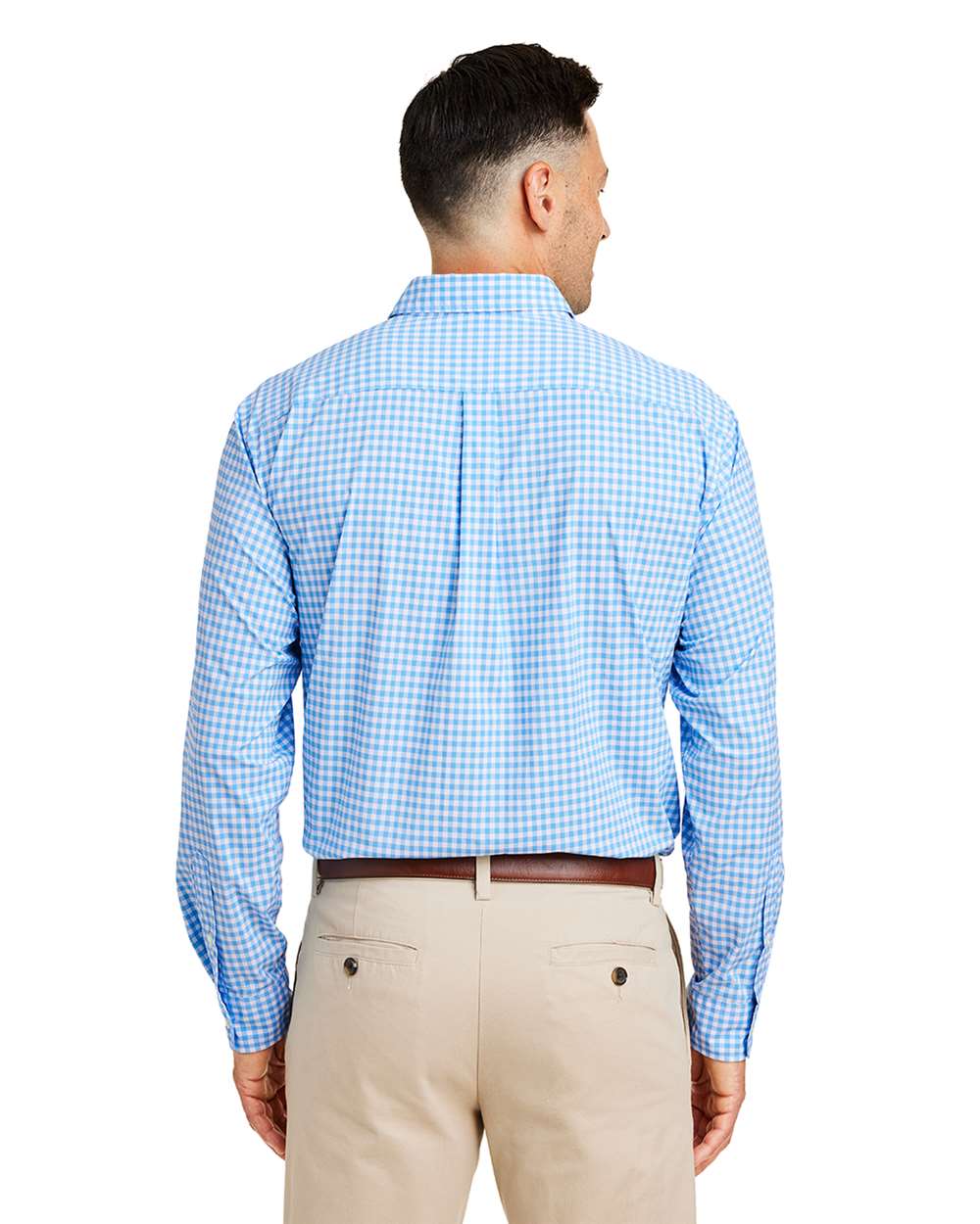 Men's On-The-Go Nylon Gingham Shirt