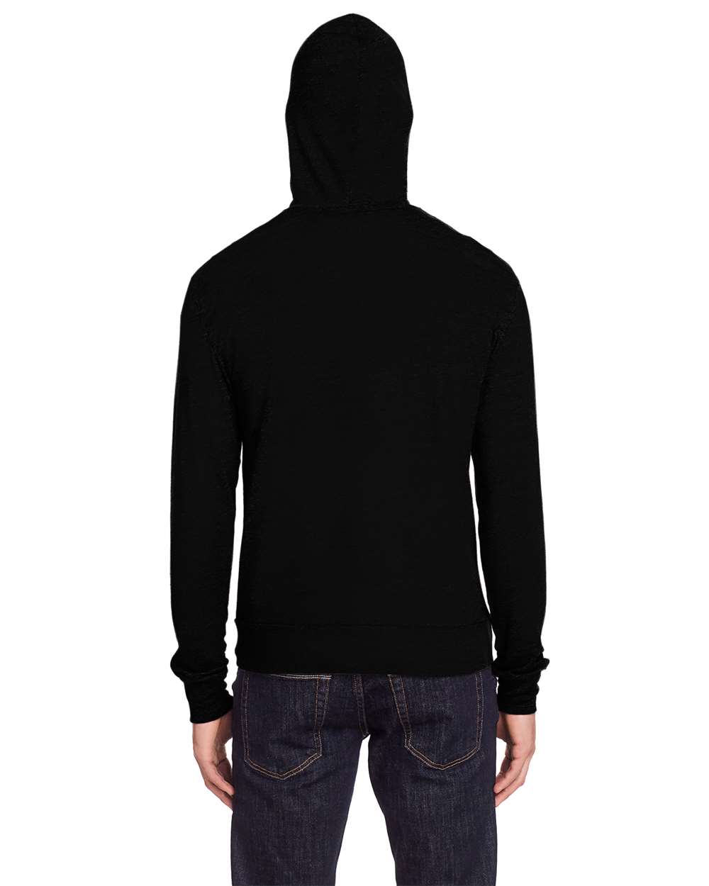Unisex Triblend Full-Zip Lightweight Hooded Sweatshirt