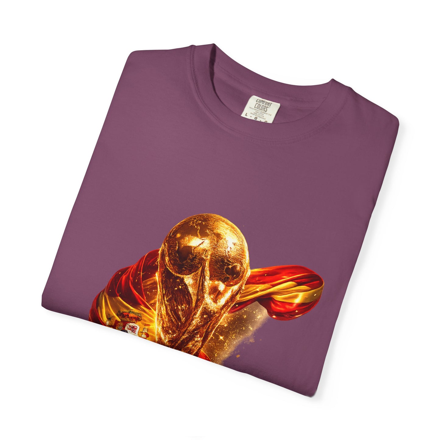 Spain Football 'Furia Roja' Wrapped Trophy Emblem | Premium Graphic Tee