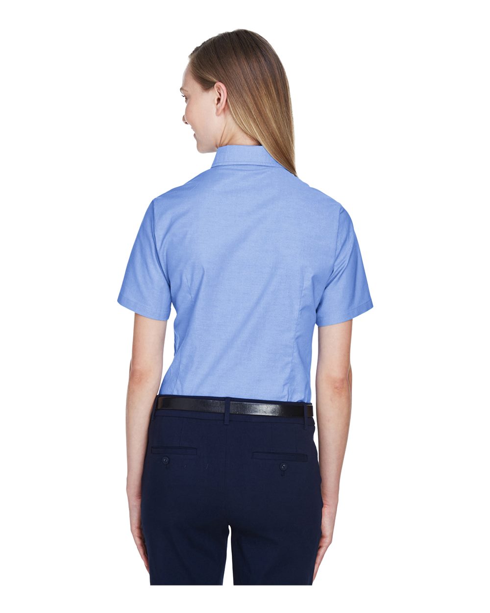 Women's Stain-Release Short Sleeve Oxford Shirt