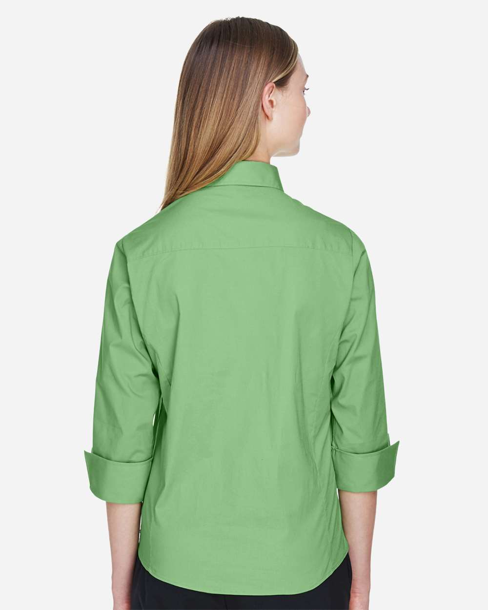 Women's Perfect Fit™ Three-Quarter Sleeve Stretch Poplin Dress Shirt