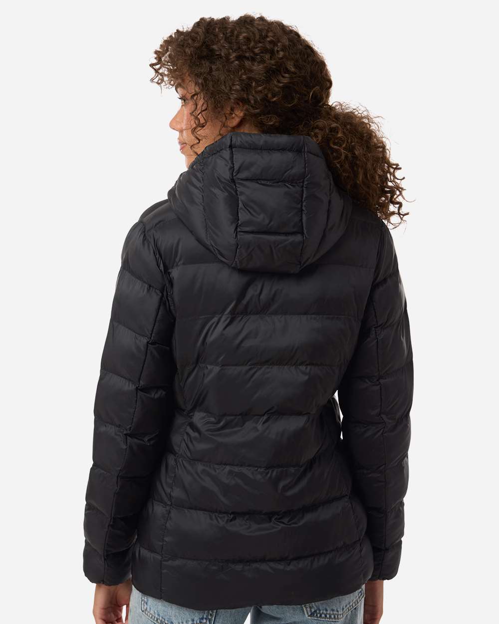 Women's Lightweight Poly-filled Hooded Puffer Jacket