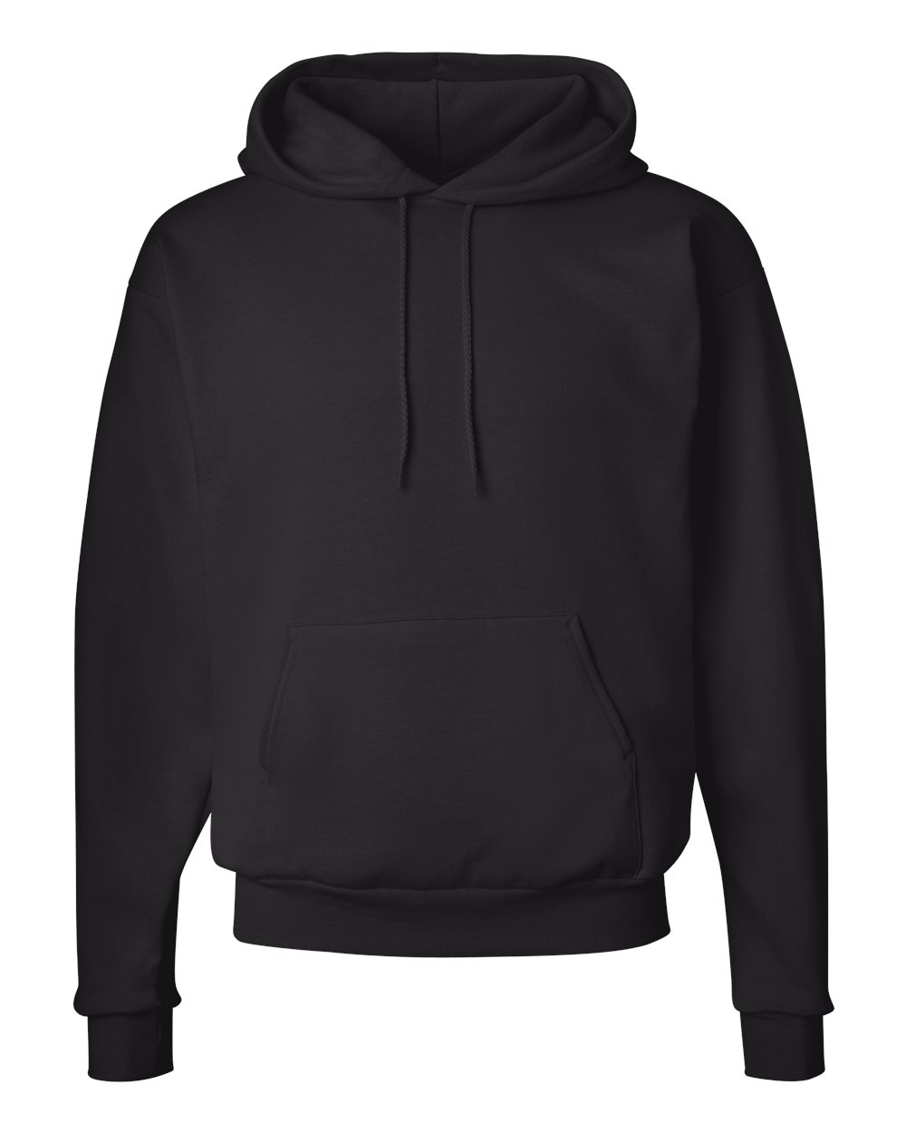 Hanes mens Pullover Ecosmart Hooded Sweatshirt, Black, Small US