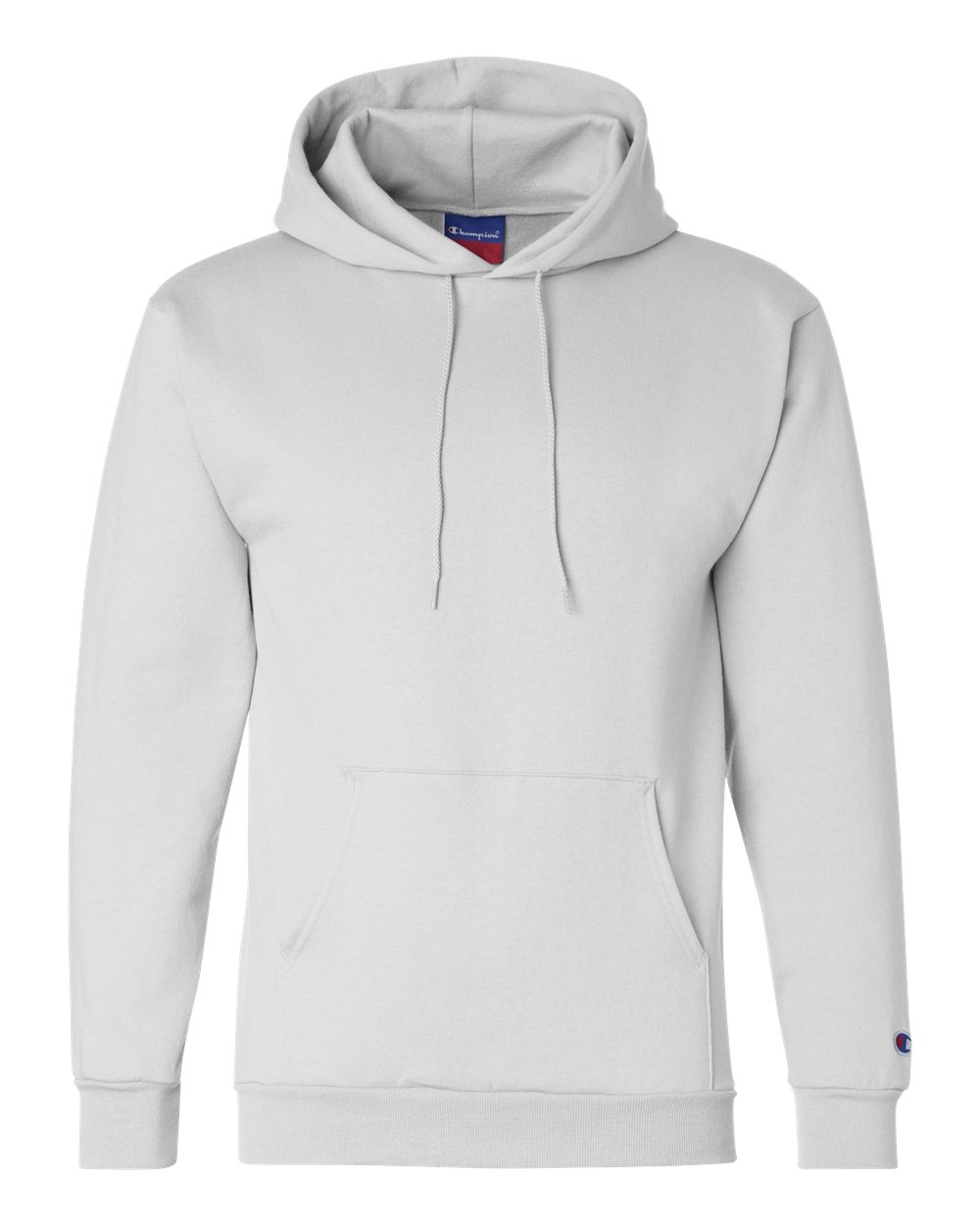 Champion for Team 365 Cotton Max 9.7 oz. Quarter-Zip Hood, Large, White Heather