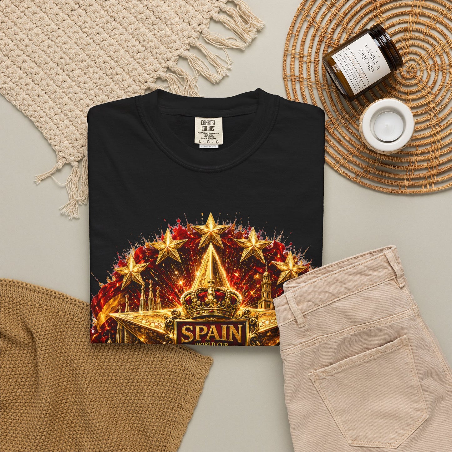 Spain Football World Cup 2026 'Estrella Sagrada' Epic Championship | Premium Graphic Tee