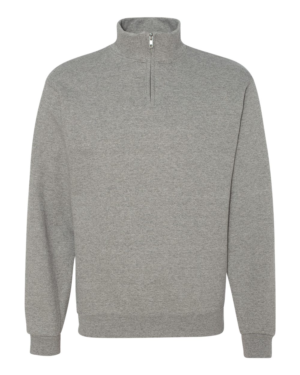 50/50 Blend Quarter-Zip Cadet Collar Sweatshirt by Jerzees