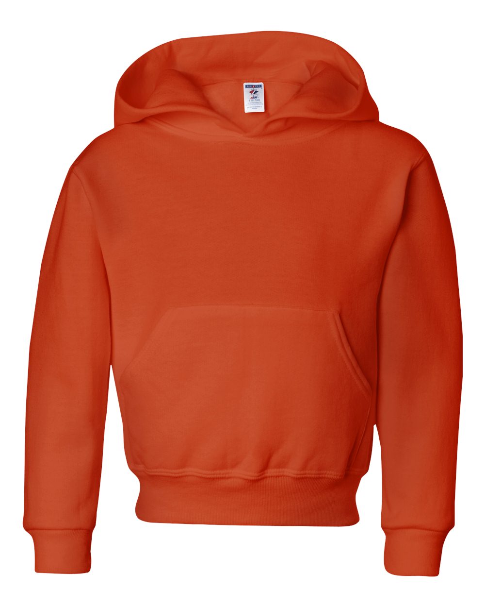 Jerzees Youth NuBlend? Hooded Pullover Sweatshirt (Burnt Orange) (Medium)