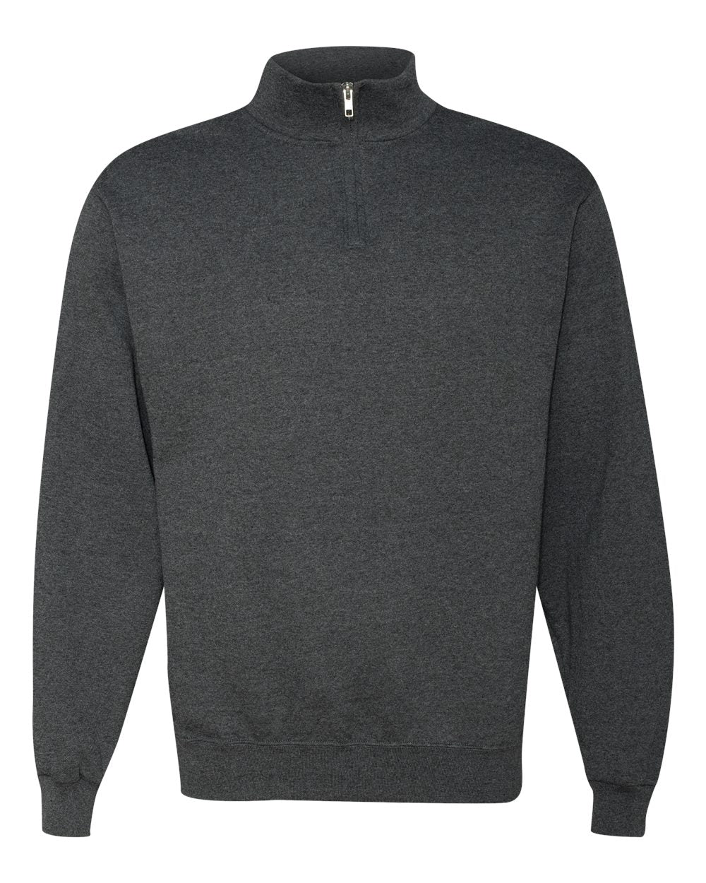 Quarter-Zip Cadet Collar Sweatshirt with NuBlend 50/50 Fabric by Jerzees