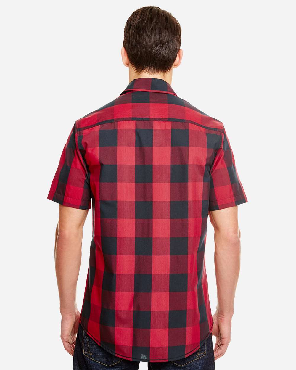 Men's Buffalo Plaid Short Sleeve Shirt