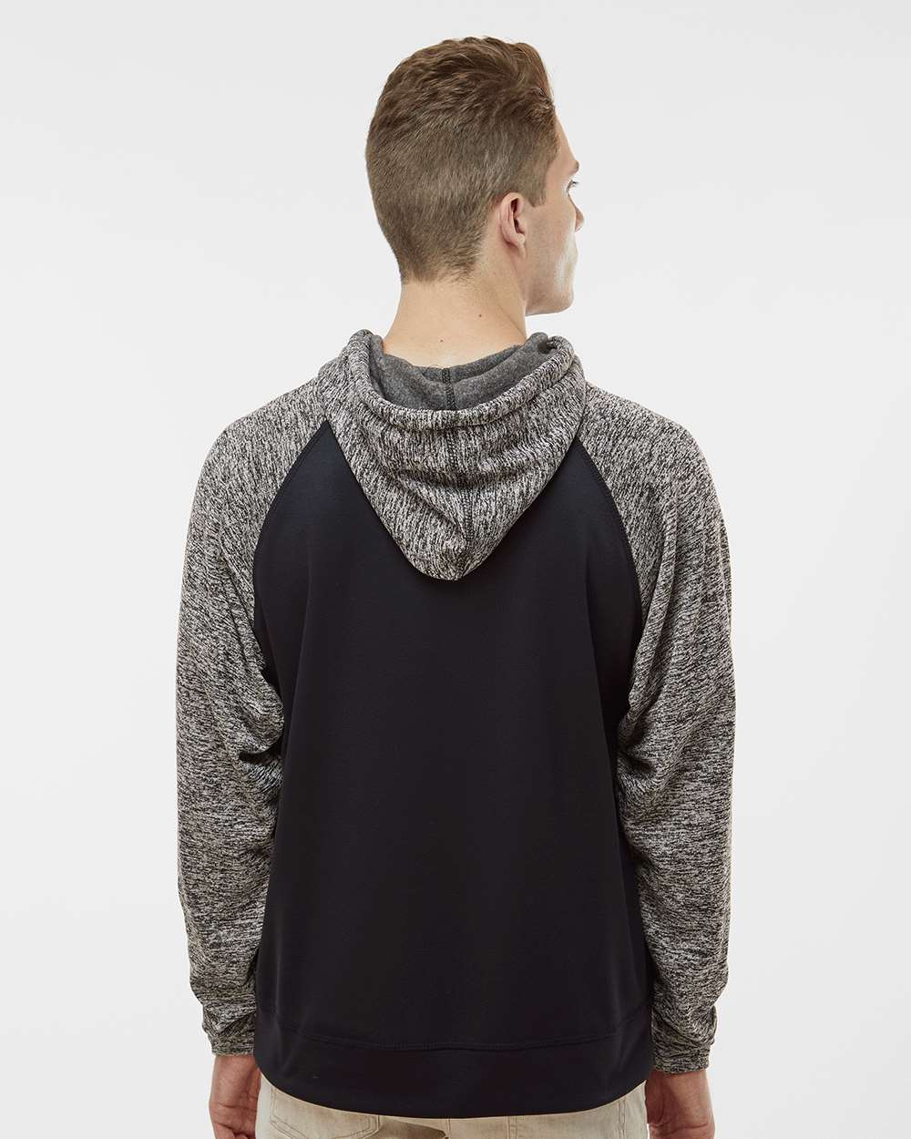 Men's Colorblocked Cosmic Fleece Hooded Sweatshirt