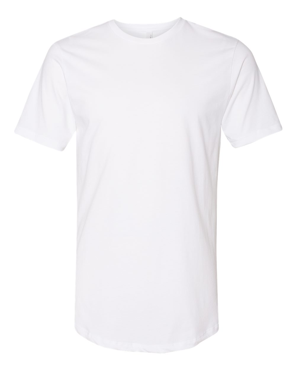 Next Level Men's Cotton Long Body Crew 2XL WHITE