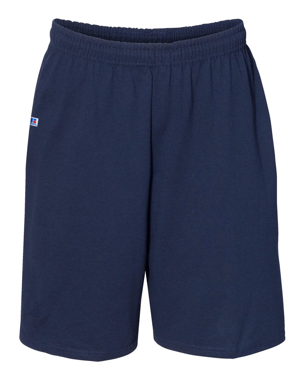 Russell Athletic Men's Cotton Shorts with Pockets, Premium - Navy, 2X-Large