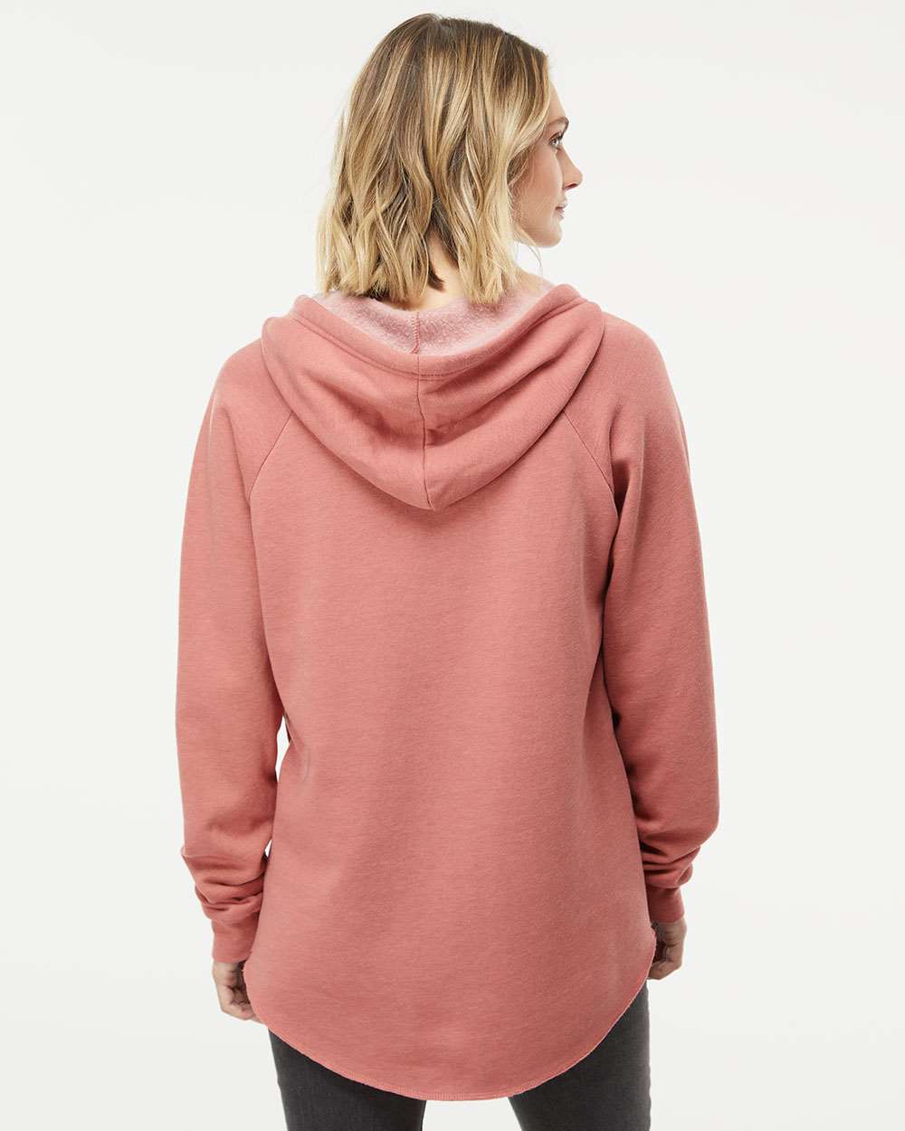 WomenÂ’s Lightweight California Wave Wash Hooded Sweatshirt