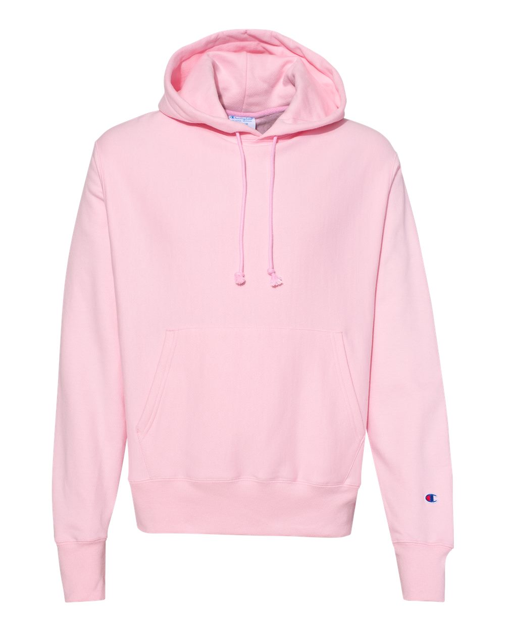 Champion Men's Reverse Weave Left Chest C Pullover, Pink Candy, X-Large