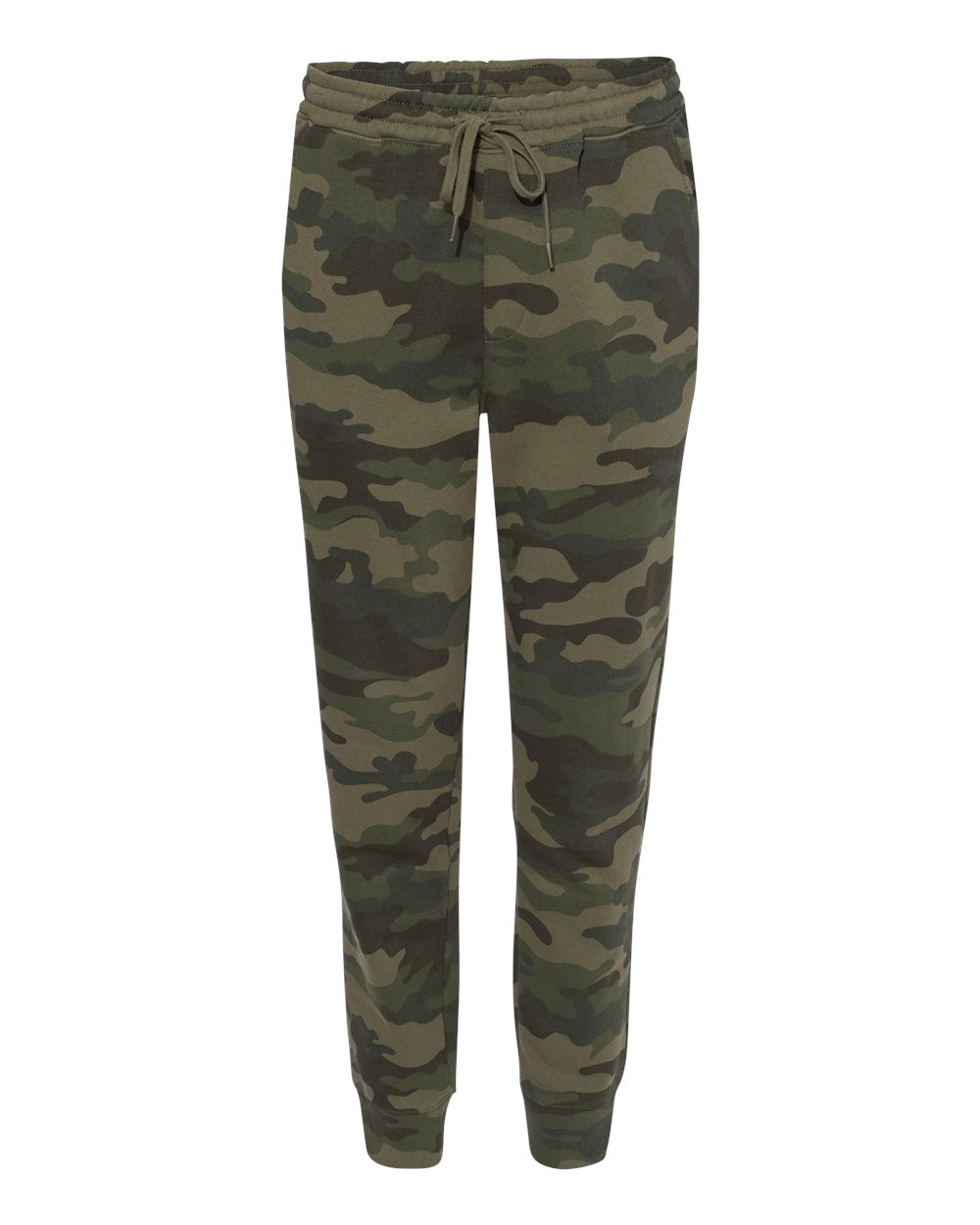 Independent Trading Co. - Midweight Fleece Pants - IND20PNT - L - Forest Camo