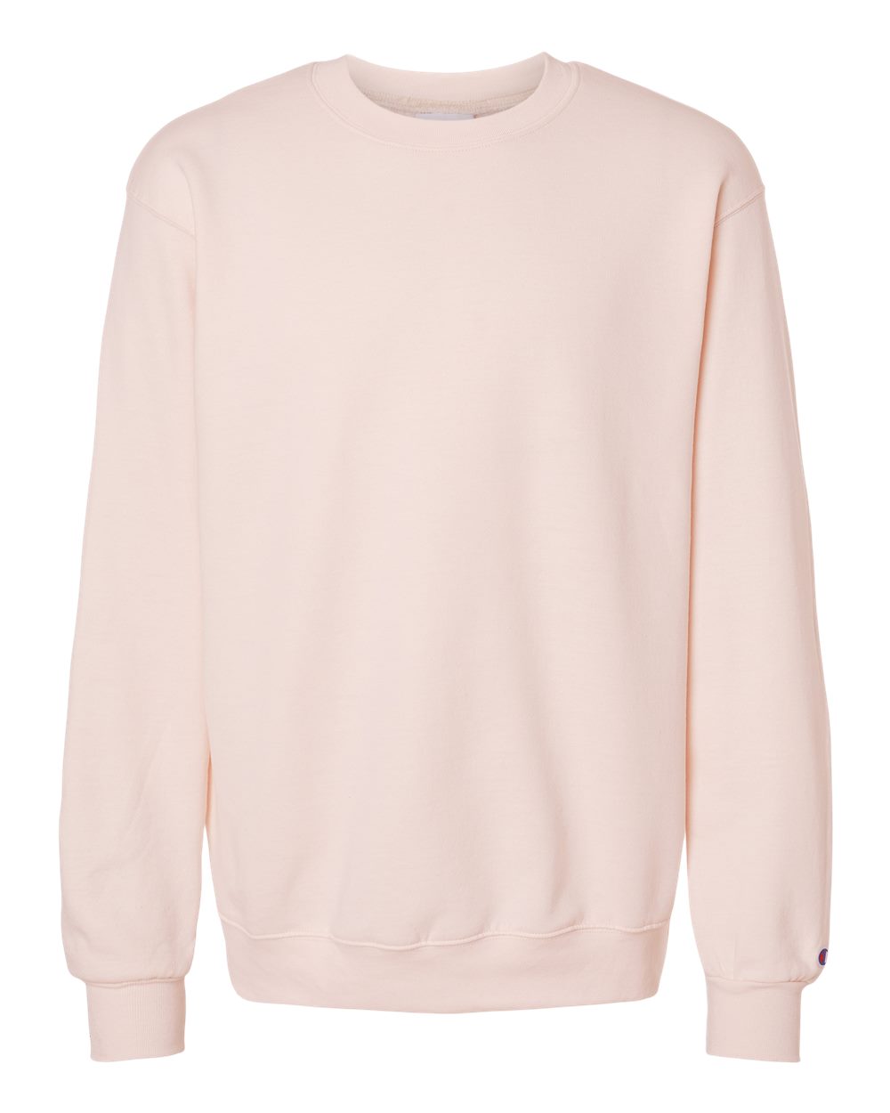 Champion Mens Powerblend Crewneck Sweatshirt, L, Body Blush