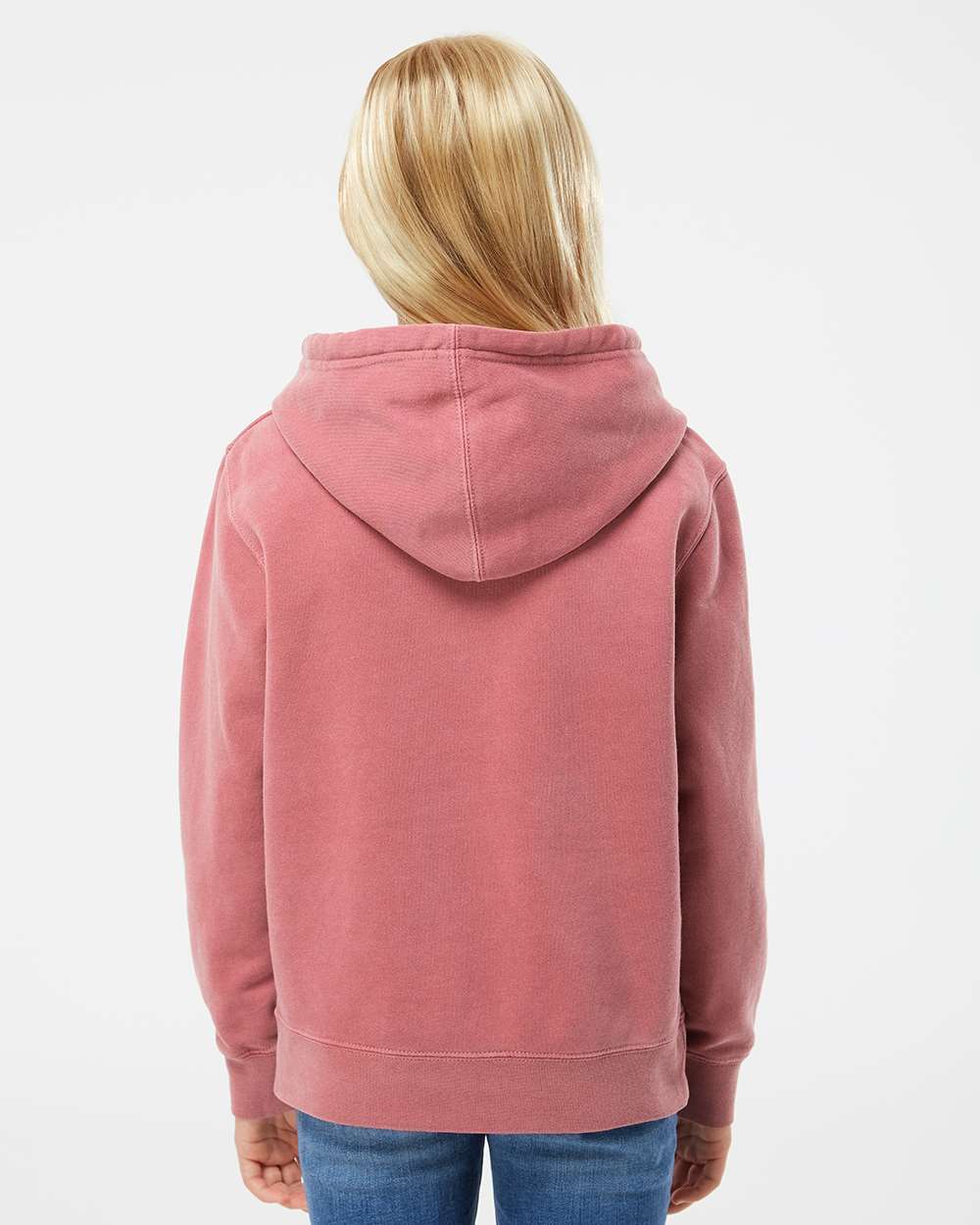 Youth Midweight Pigment-Dyed Hooded Sweatshirt