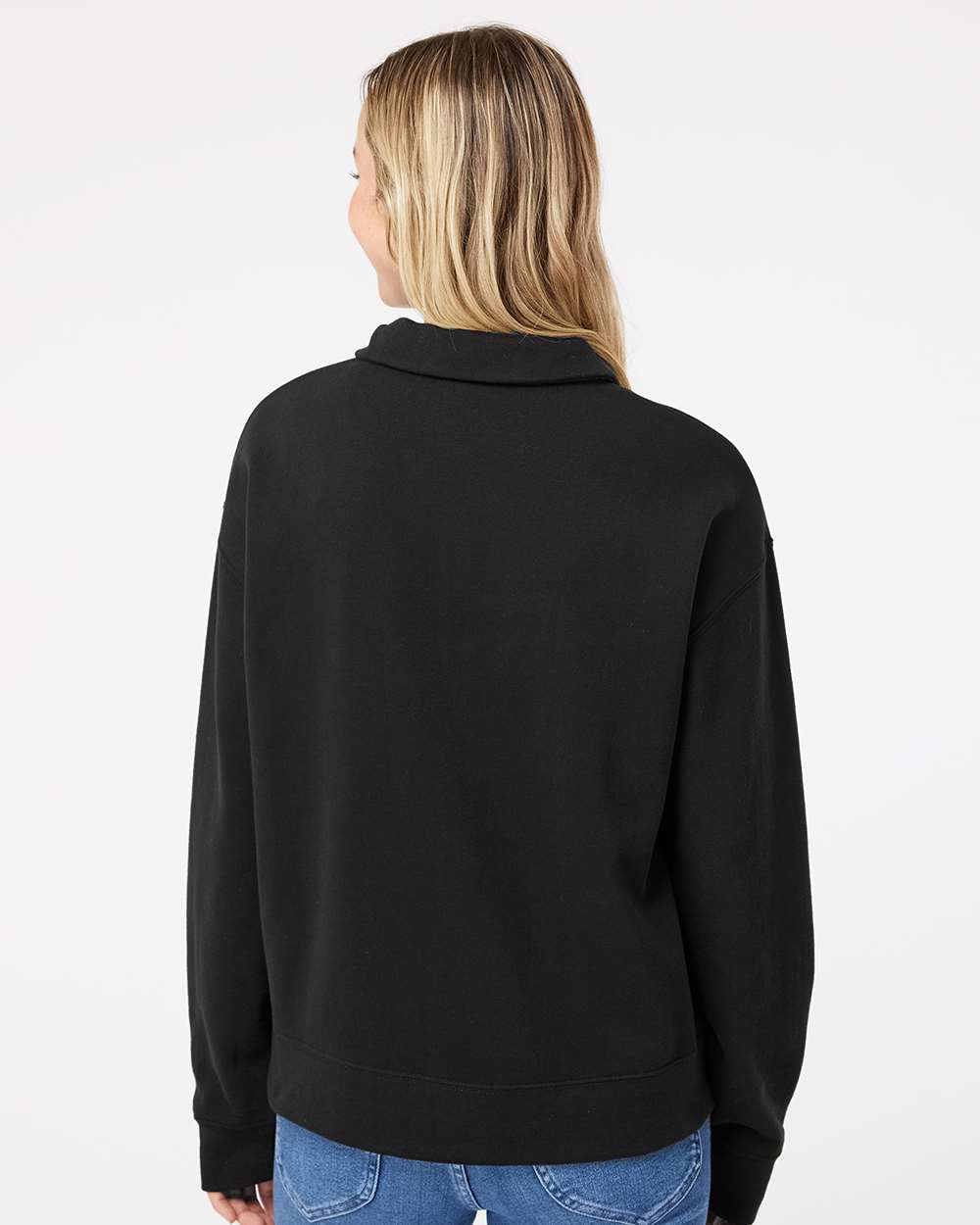 Women's Sueded Fleece Quarter-Zip Sweatshirt