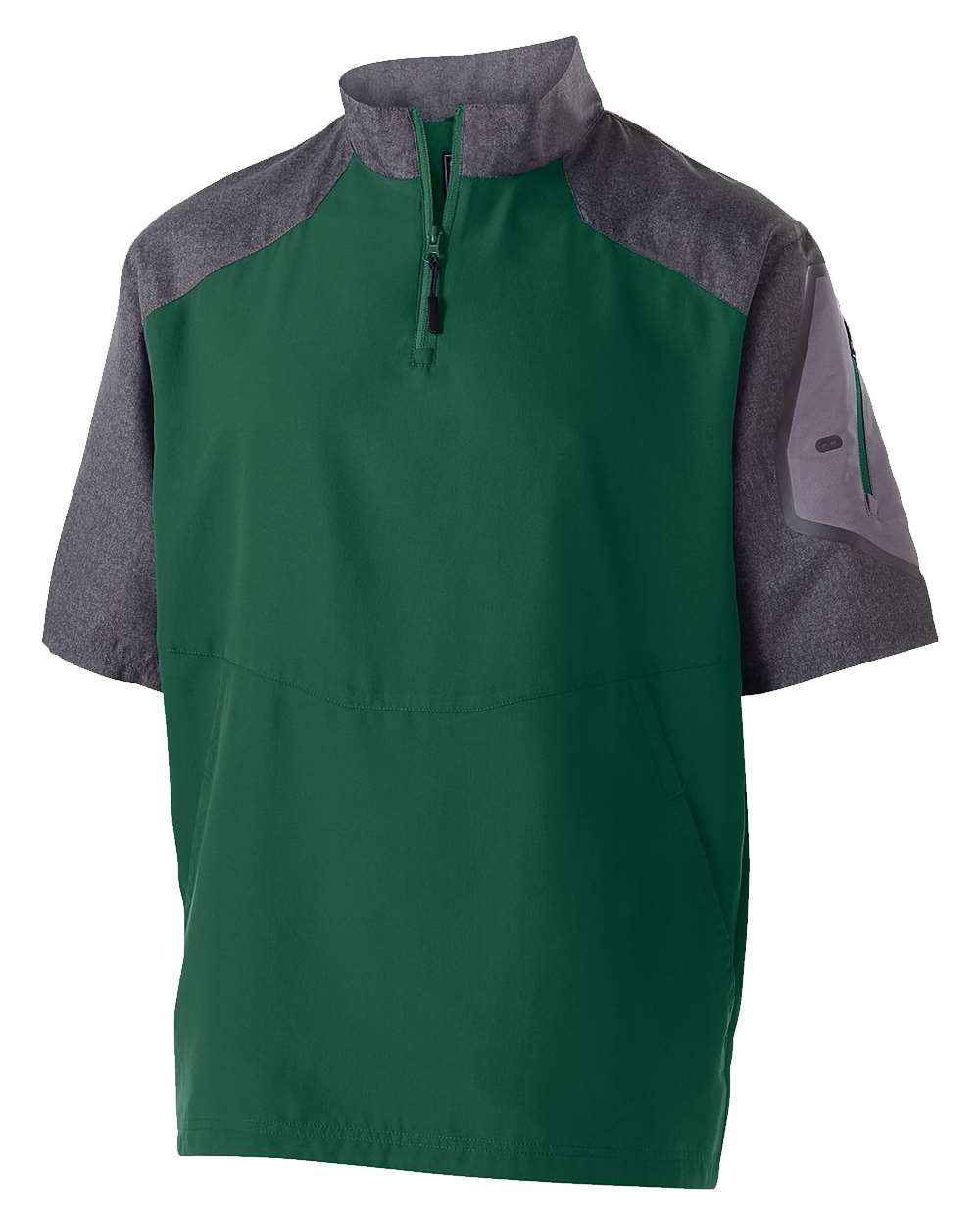 Holloway Men's Standard Raider Short Sleeve Pullover, Forest Green, XX-Large