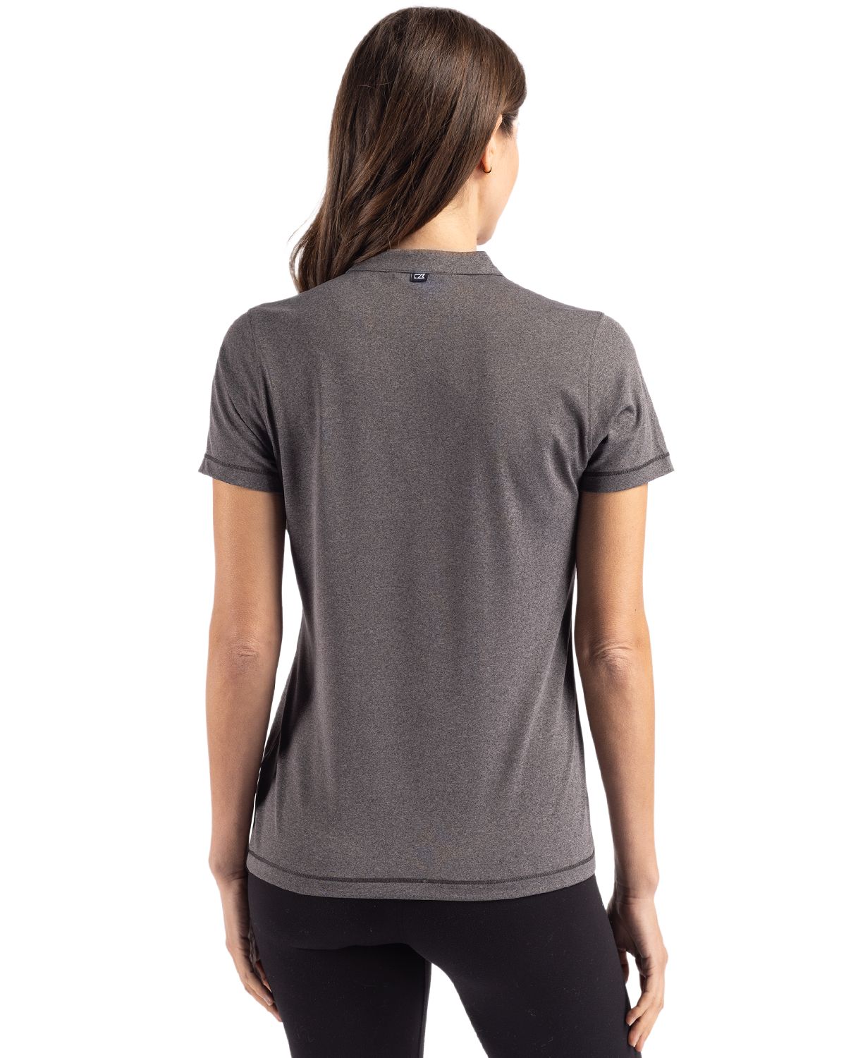 Cutter & Buck Forge Recycled Four-Way Stretch Heathered Womens Blade Top