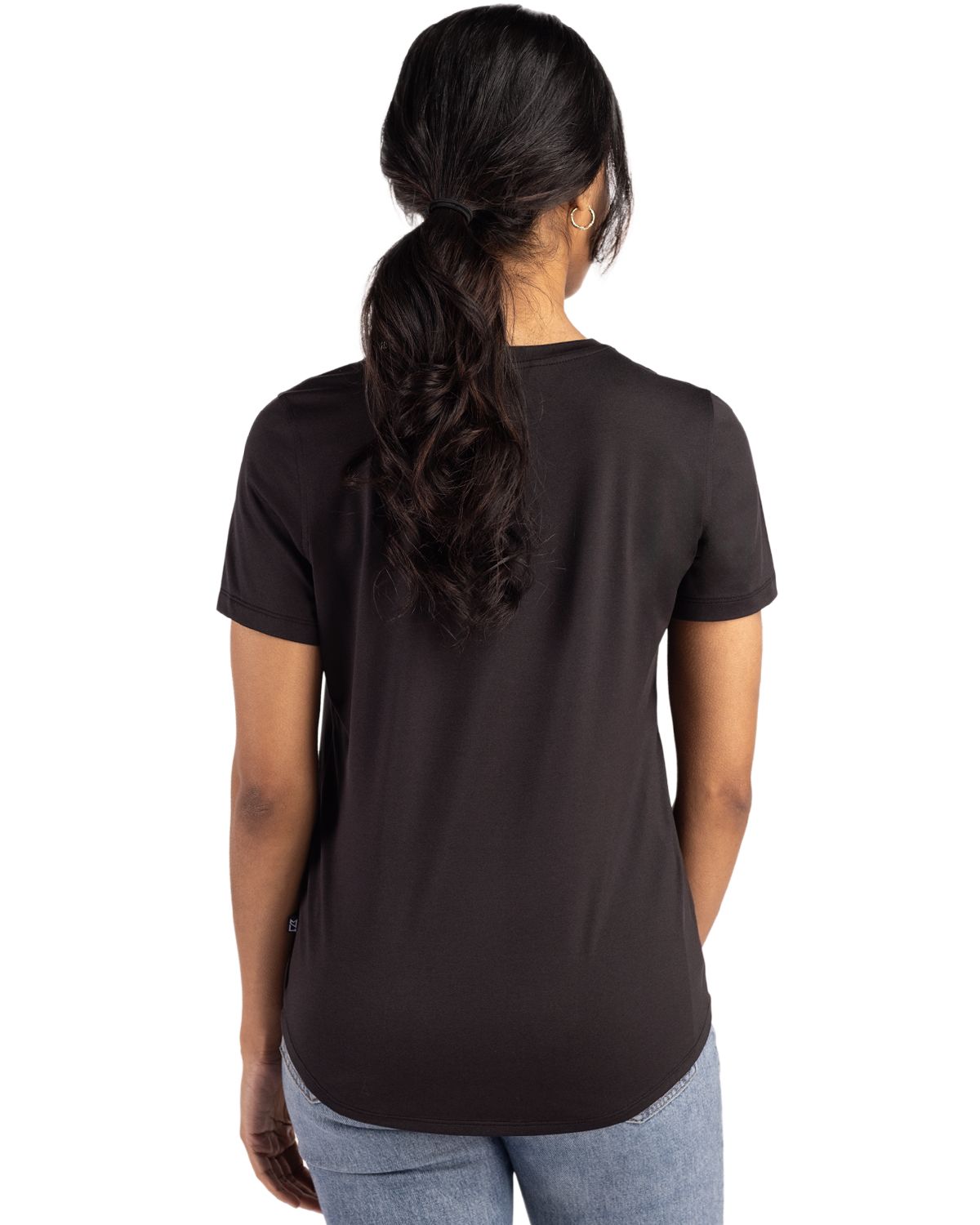 Cutter & Buck Coastline Recycled Double Peached Womens Short Sleeve Tee