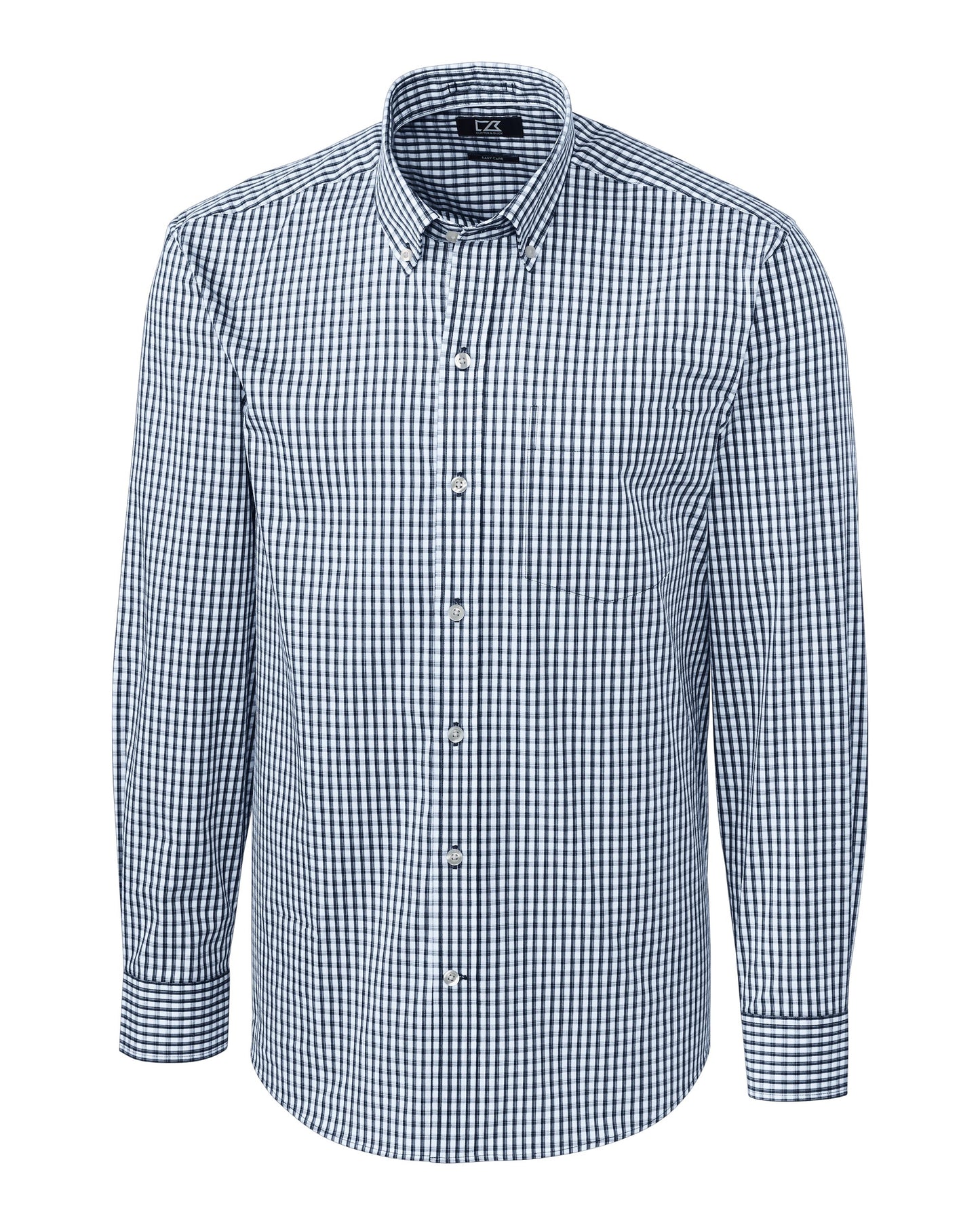 Cutter & Buck Easy Care Stretch Gingham Long Sleeve - Men's Big & Tall