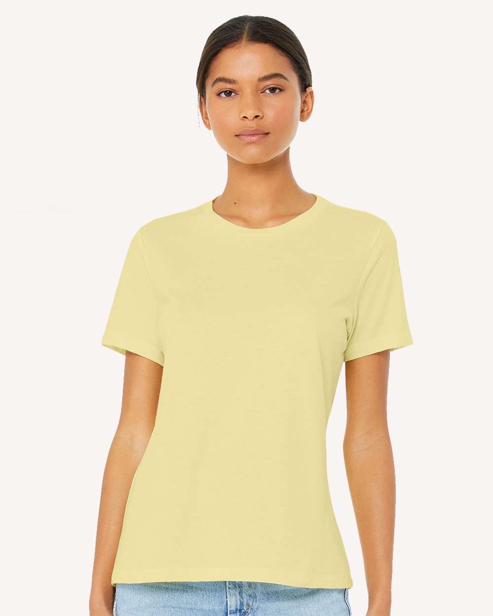 WomenÂ’s Relaxed Fit Heather CVC Tee