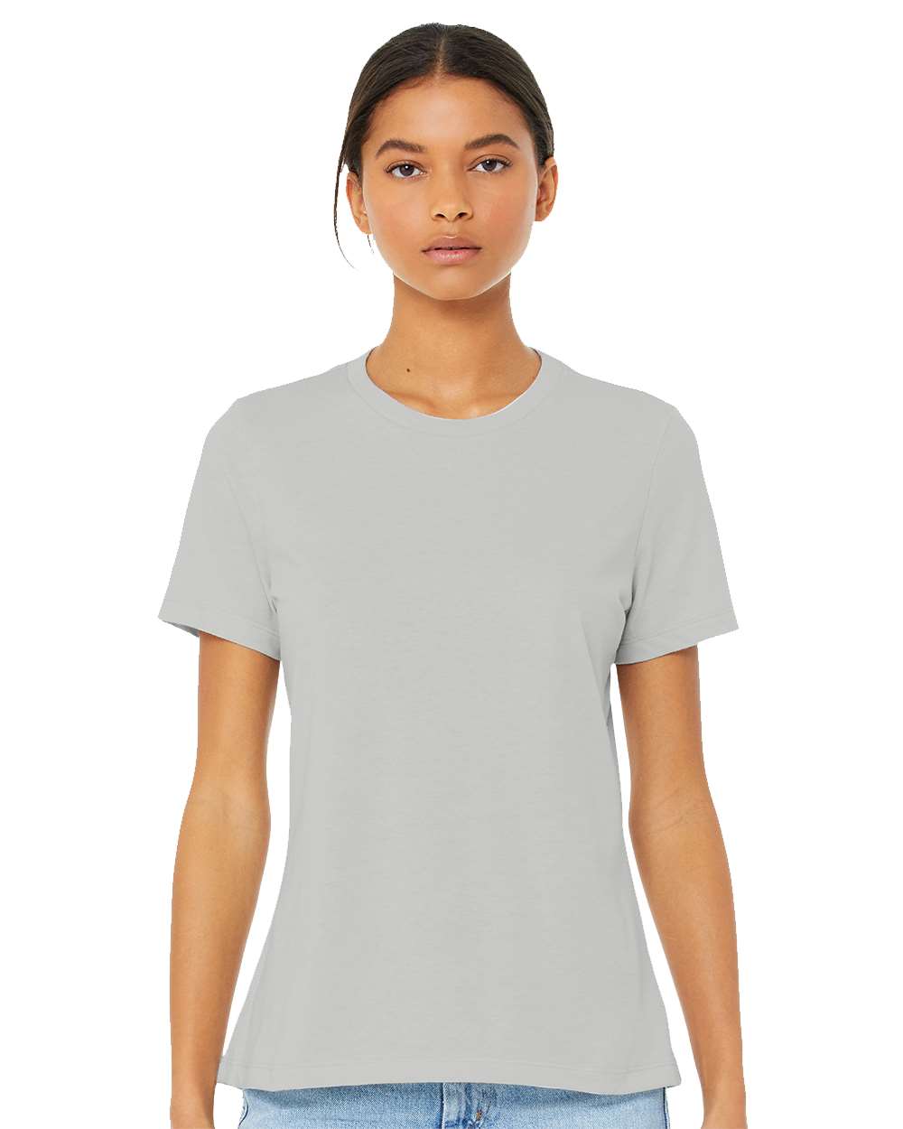 WomenÂ’s Relaxed Fit Heather CVC Tee