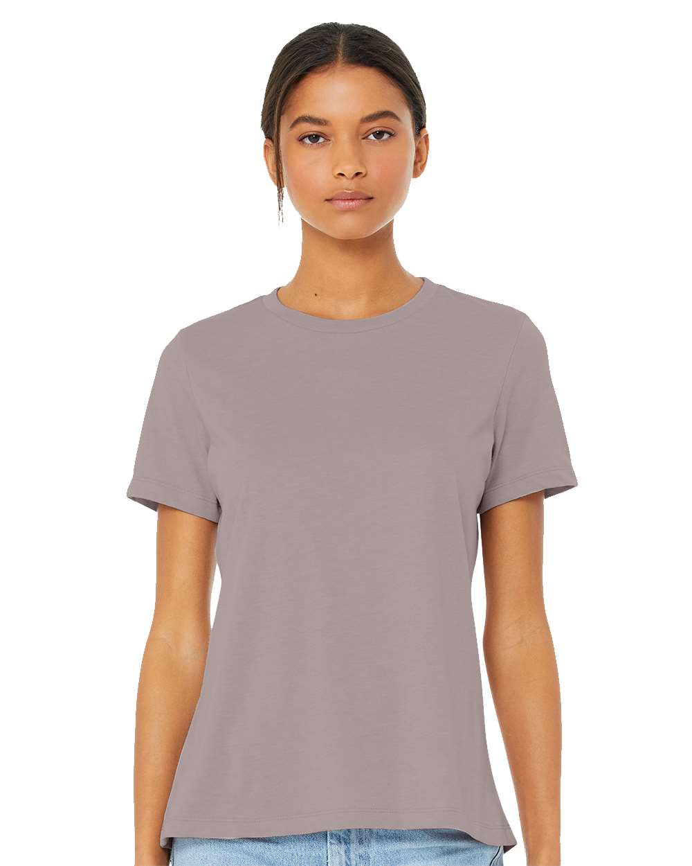 WomenÂ’s Relaxed Fit Heather CVC Tee