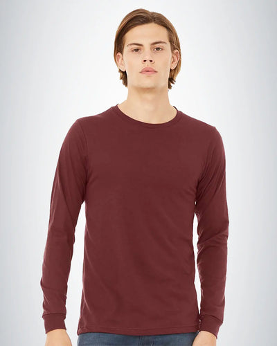 BELLA + CANVAS 3501CVC Heather CVC Long Sleeve Tee