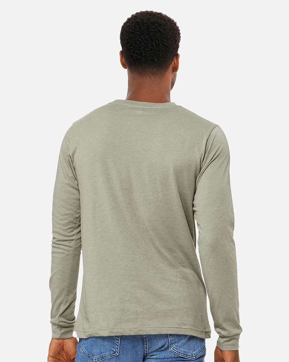 Heather CVC Long Sleeve Tee