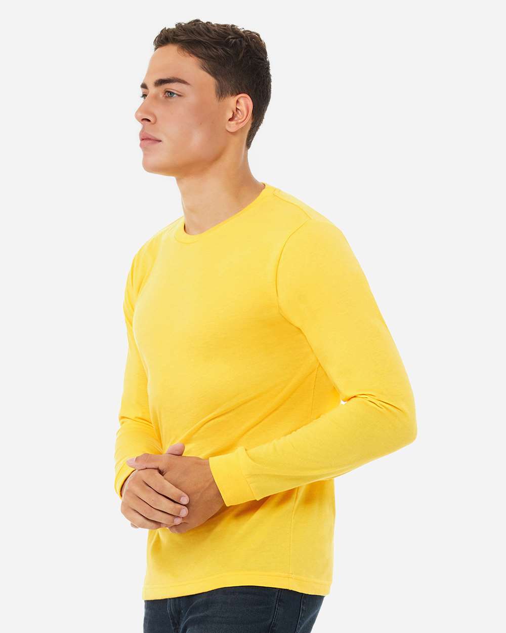 Heather CVC Long Sleeve Tee