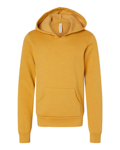 BELLA + CANVAS 3719Y Youth Sponge Fleece Hoodie