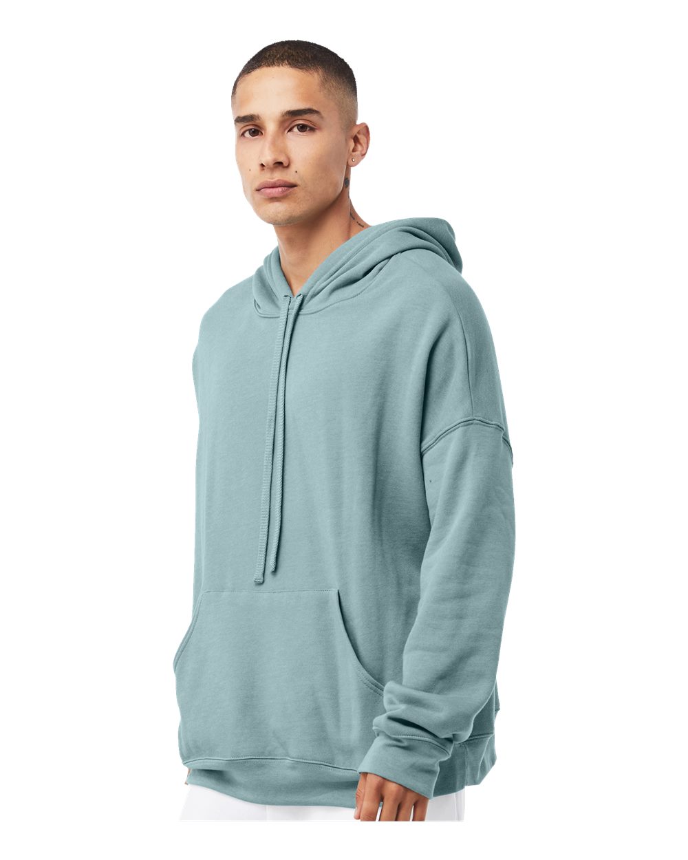 Unisex Sponge Fleece Drop Shoulder Hoodie Sweatshirt
