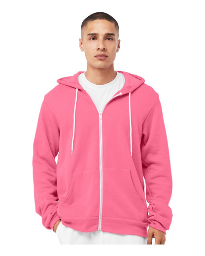 Unisex Sponge Fleece Full-Zip Hoodie Sweatshirt