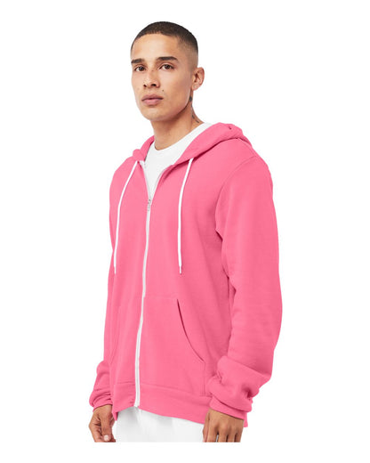 Unisex Sponge Fleece Full-Zip Hoodie Sweatshirt