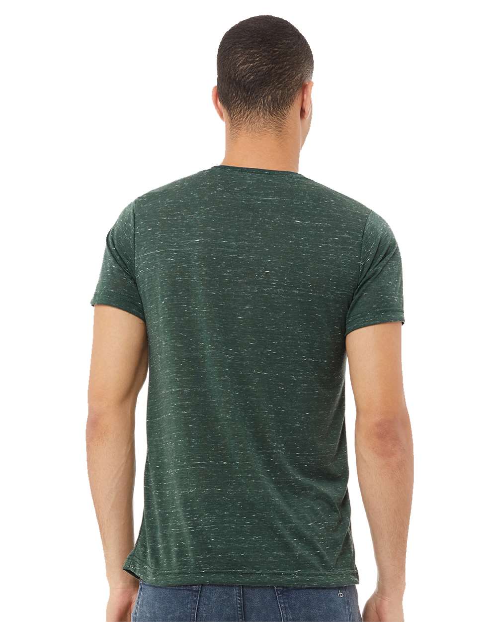 Unisex Textured Jersey V-Neck Tee