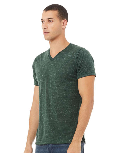 Unisex Textured Jersey V-Neck Tee