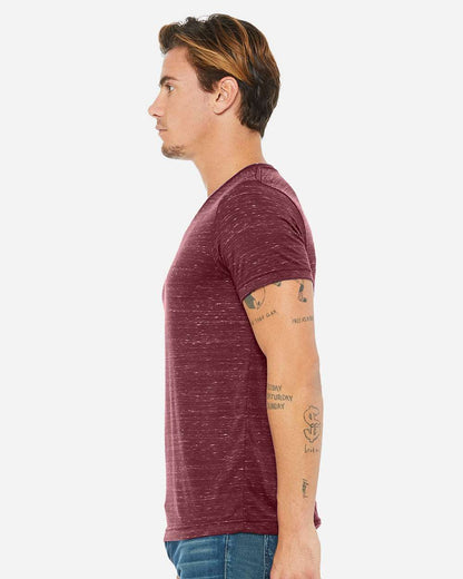 Unisex Textured Jersey V-Neck Tee