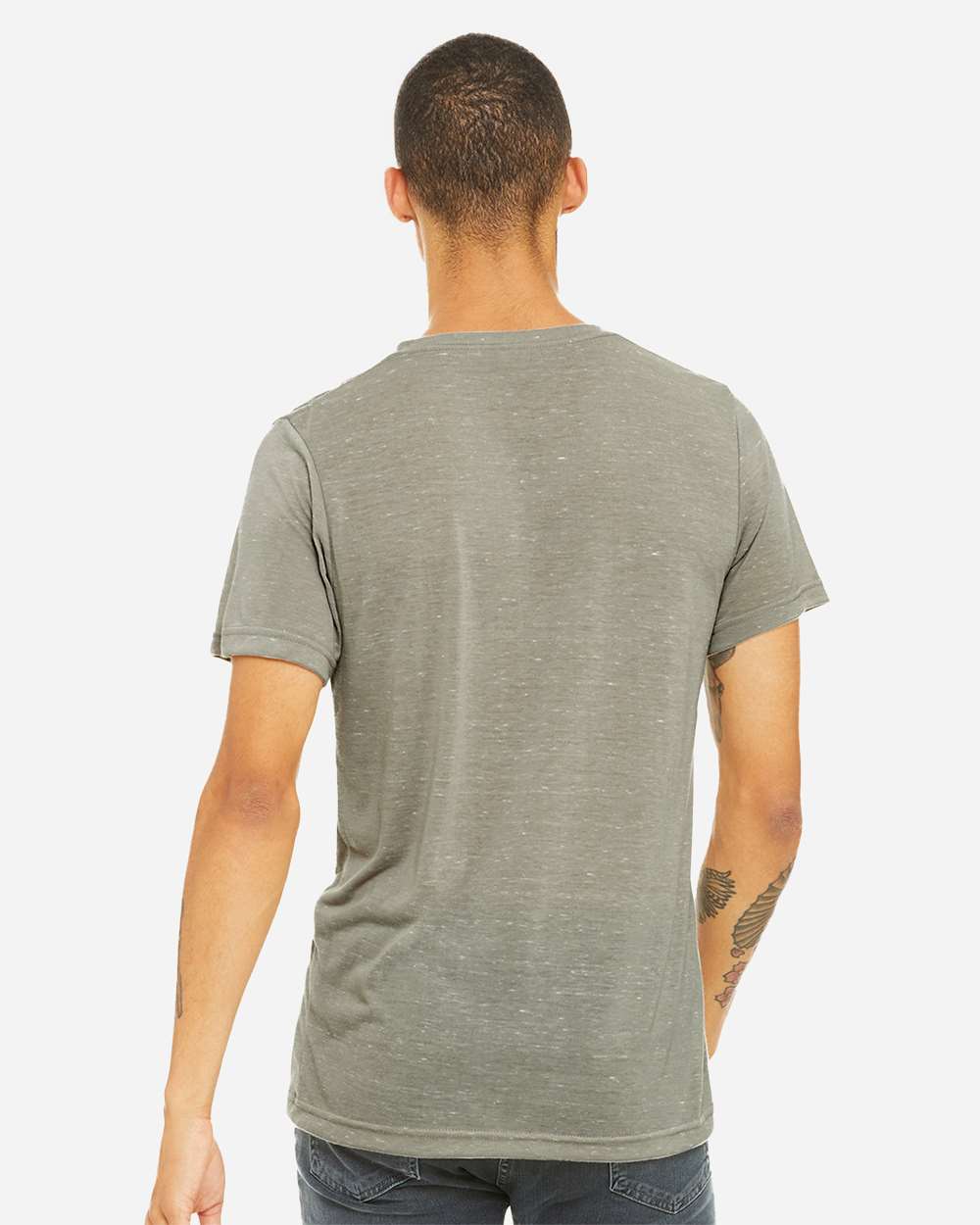 Unisex Textured Jersey V-Neck Tee