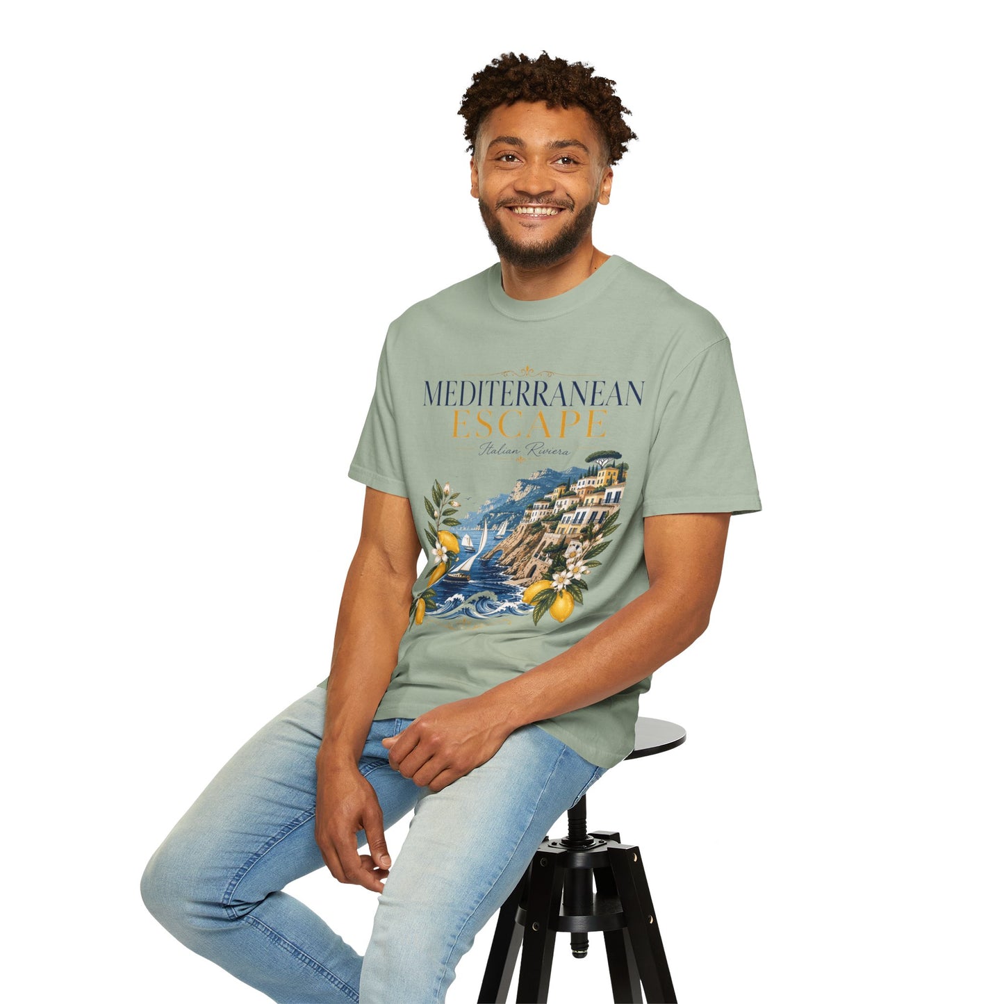 Mediterranean Escape – Italian Riviera | Premium Summer Tee