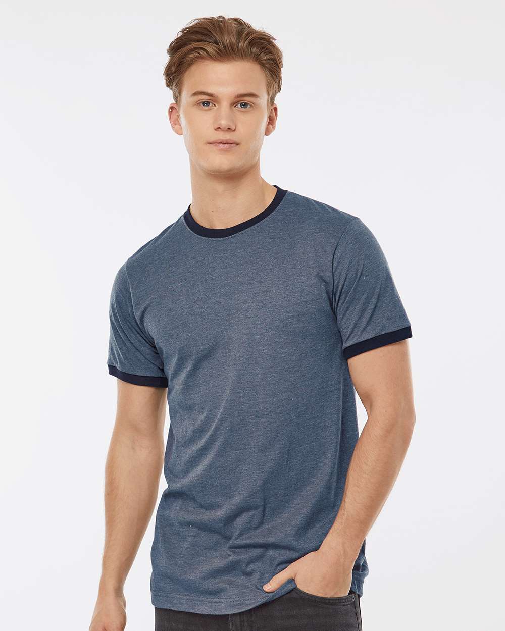 Unisex Fine Jersey Ringer T-Shirt
